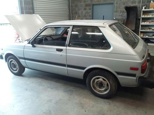 Photo Image Gallery & Touchup Paint: Toyota Starlet in Silver Metallic   (137)  YEARS: 1981-1984