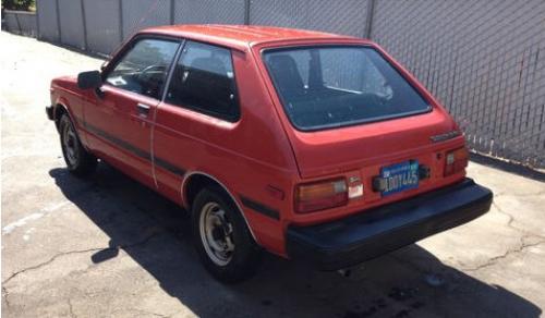 Photo Image Gallery & Touchup Paint: Toyota Starlet in Red    (391)  YEARS: 1981-1984