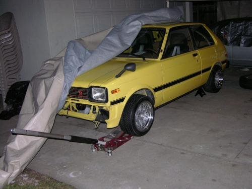 Photo Image Gallery & Touchup Paint: Toyota Starlet in Yellow    (541)  YEARS: 1981-1984