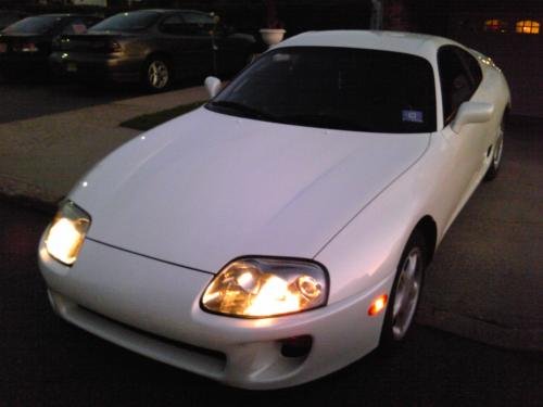 Photo Image Gallery & Touchup Paint: Toyota Supra in Diamond White Pearl  (051)  YEARS: 1995-1995