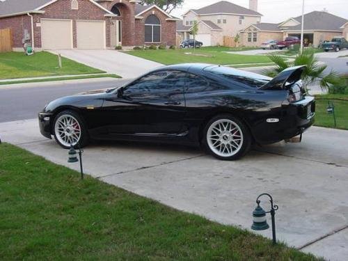 Photo Image Gallery & Touchup Paint: Toyota Supra in Black    (202)  YEARS: 1993-1998