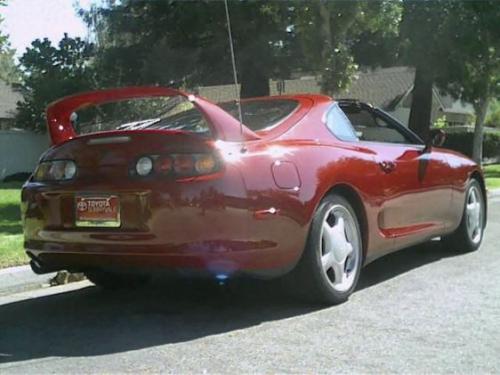 Photo Image Gallery & Touchup Paint: Toyota Supra In Renaissance Red (3l2)