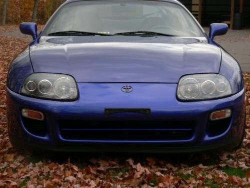 Photo Image Gallery & Touchup Paint: Toyota Supra in Royal Sapphire Pearl  (8L5)  YEARS: 1997-1998