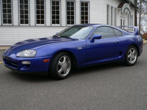 Photo Image Gallery & Touchup Paint: Toyota Supra in Royal Sapphire Pearl  (8L5)  YEARS: 1997-1998