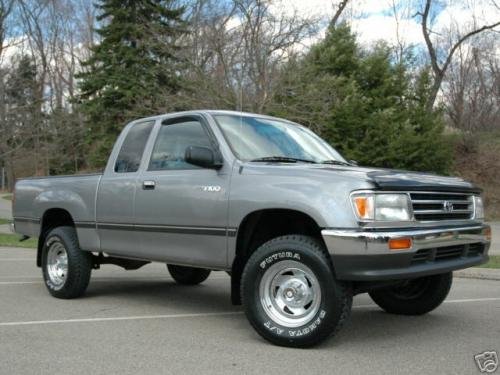 Photo Image Gallery & Touchup Paint: Toyota T100 in Pewter Pearl   (196)  YEARS: 1993-1997