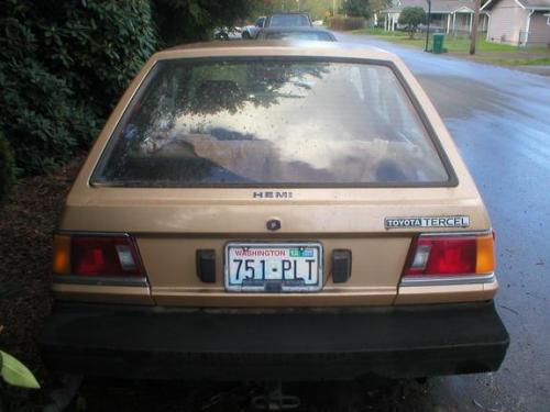 Photo Image Gallery & Touchup Paint: Toyota Tercel in Light Topaz Metallic  (4E1)  YEARS: 1984-1986