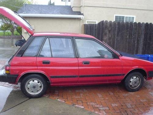toyota tercel Photo Example of Paint Code 3E6