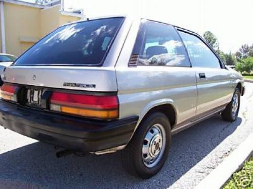 toyota tercel Photo Example of Paint Code 4G8