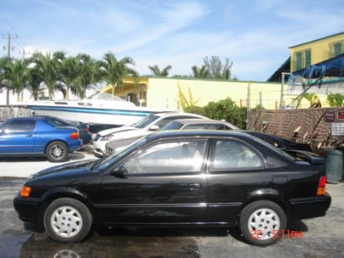Photo Image Gallery & Touchup Paint: Toyota Tercel in Satin Black Metallic  (205)  YEARS: 1996-1998
