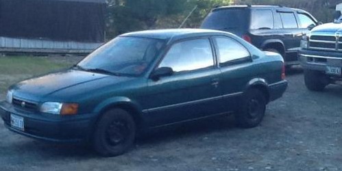 Photo Image Gallery & Touchup Paint: Toyota Tercel in Sierra Green Metallic  (6N7)  YEARS: 1995-1998