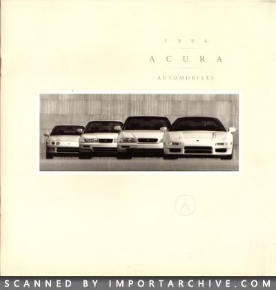 1994 Acura Brochure Cover