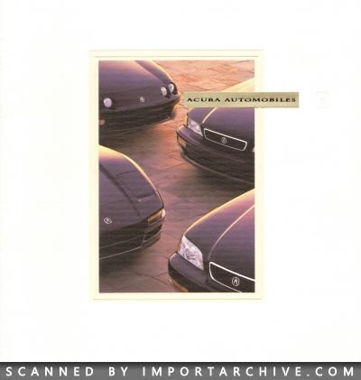 1995 Acura Brochure Cover
