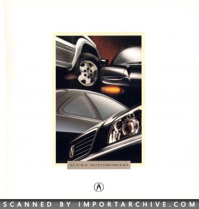 1996 Acura Brochure Cover