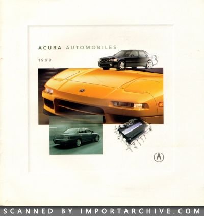 1999 Acura Brochure Cover