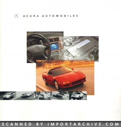 2000 Acura Brochure Cover