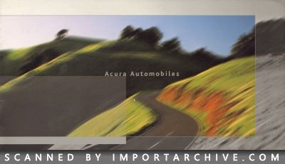 2003 Acura Brochure Cover