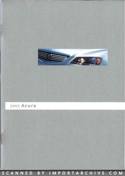 2005 Acura Brochure Cover