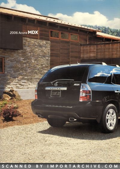 2006 Acura Brochure Cover