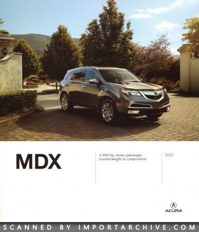 2012 Acura Brochure Cover