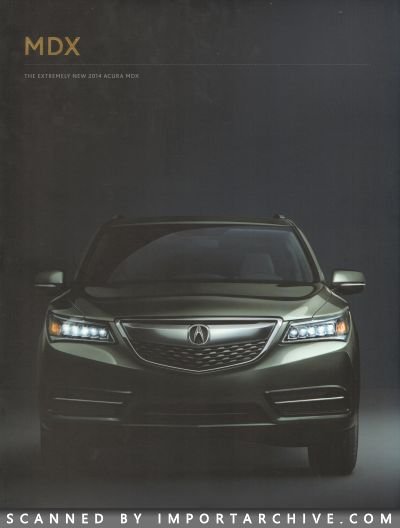 2014 Acura Brochure Cover