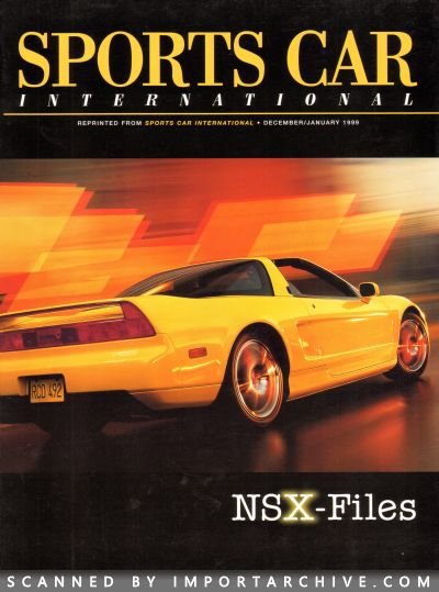 1998 Acura Brochure Cover