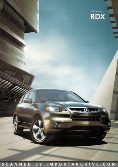 2007 Acura Brochure Cover