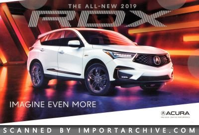 2019 Acura Brochure Cover