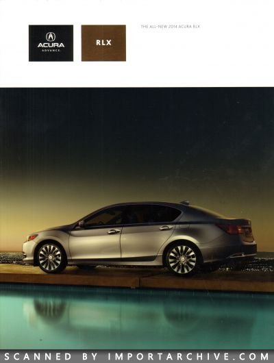 2014 Acura Brochure Cover