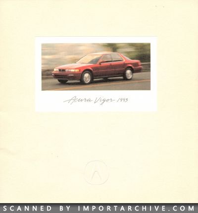 1993 Acura Brochure Cover