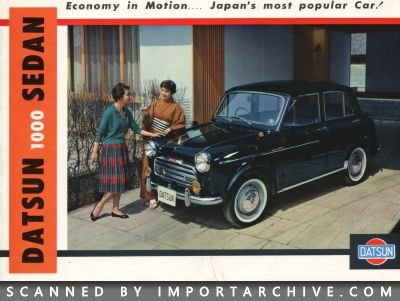 1959 Datsun Brochure Cover