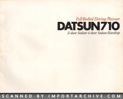 1974 Datsun Brochure Cover