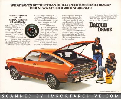 1976 Datsun Brochure Cover