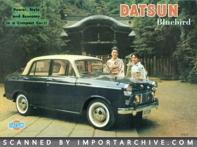 1963 Datsun Brochure Cover