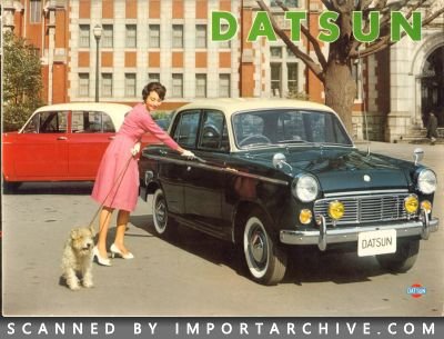 1960 Datsun Brochure Cover