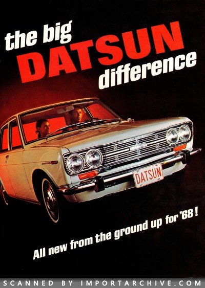 1968 Datsun Brochure Cover
