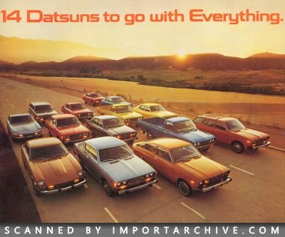 1976 Datsun Brochure Cover