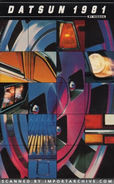 1981 Datsun Brochure Cover