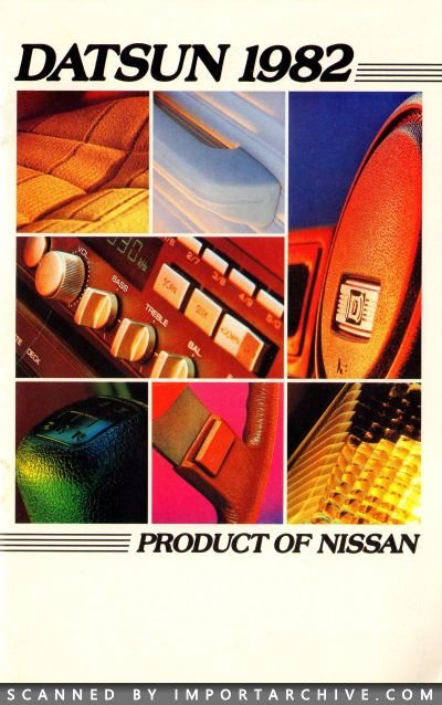 1982 Datsun Brochure Cover
