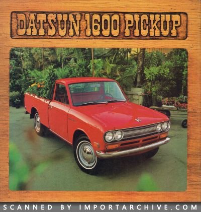 1972 Datsun Brochure Cover