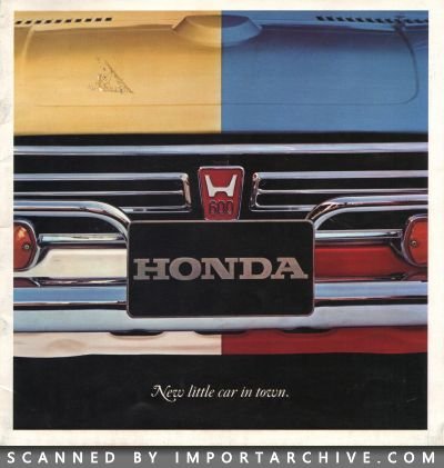 1969 Honda Brochure Cover