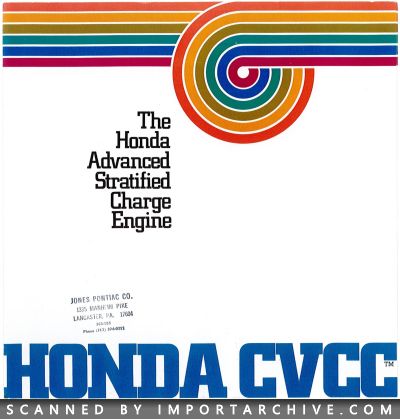 1975 Honda Brochure Cover