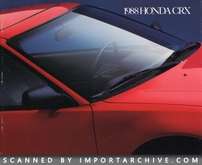 1988 Honda Brochure Cover