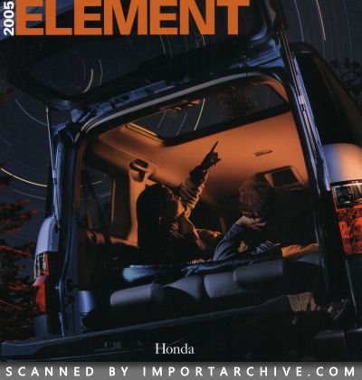 2005 Honda Brochure Cover