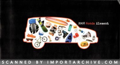 2008 Honda Brochure Cover