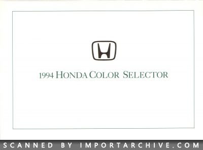 1994 Honda Brochure Cover