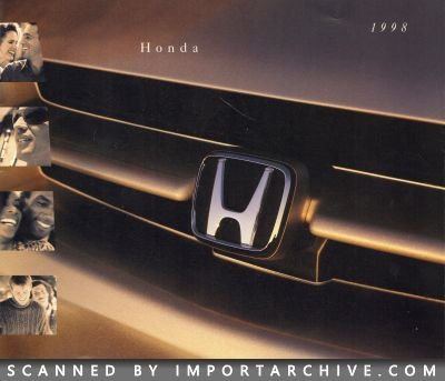 1998 Honda Brochure Cover