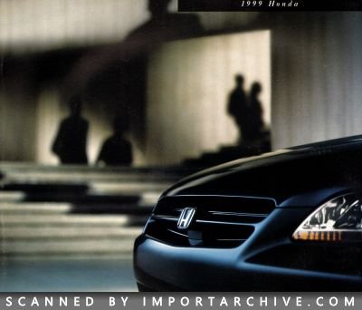 1999 Honda Brochure Cover