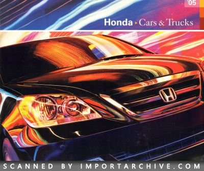 2005 Honda Brochure Cover