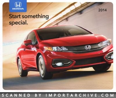 2014 Honda Brochure Cover