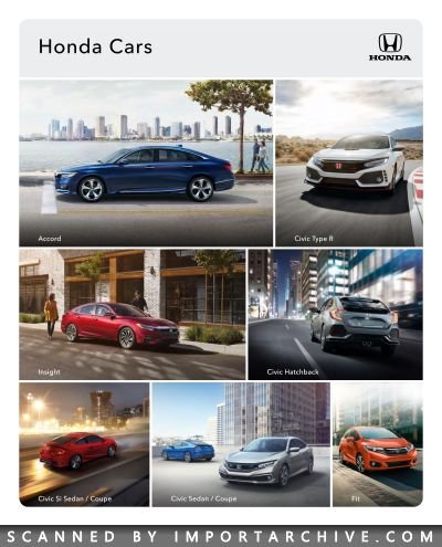 2019 Honda Brochure Cover